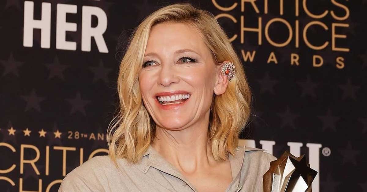 Did Cate Blanchett Recycle Her Surprising Gold Robe From Cannes 2024?