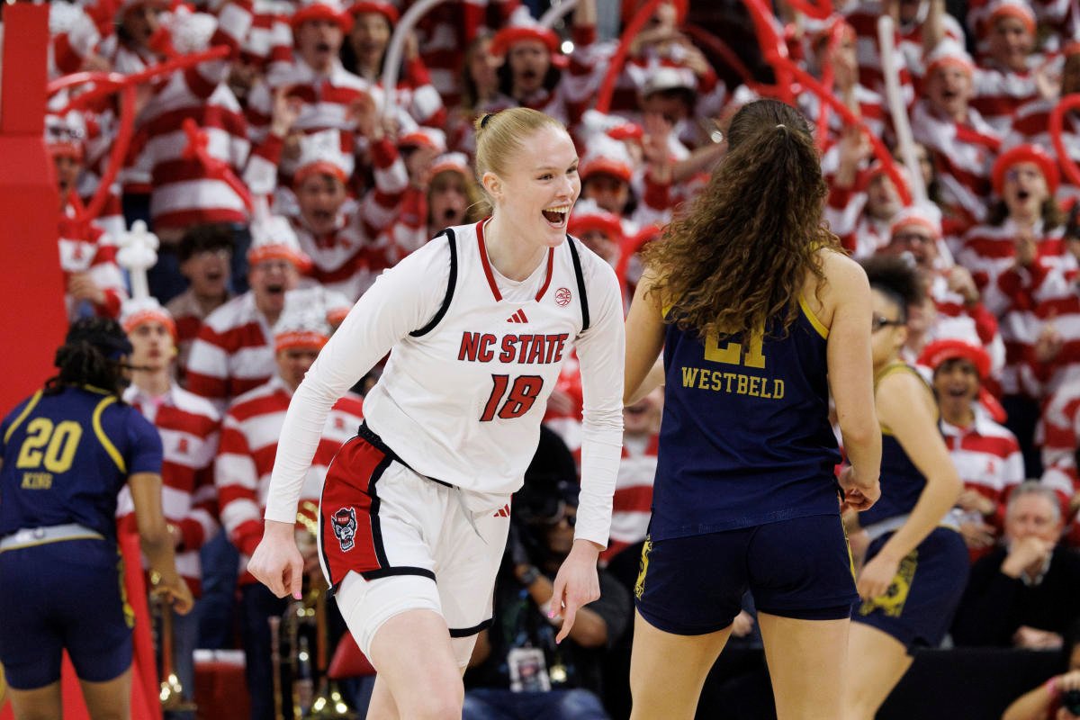 No. 13 NC State outlasts No. 1 Notre Dame in double OT for 104-95 disappointed in Raleigh