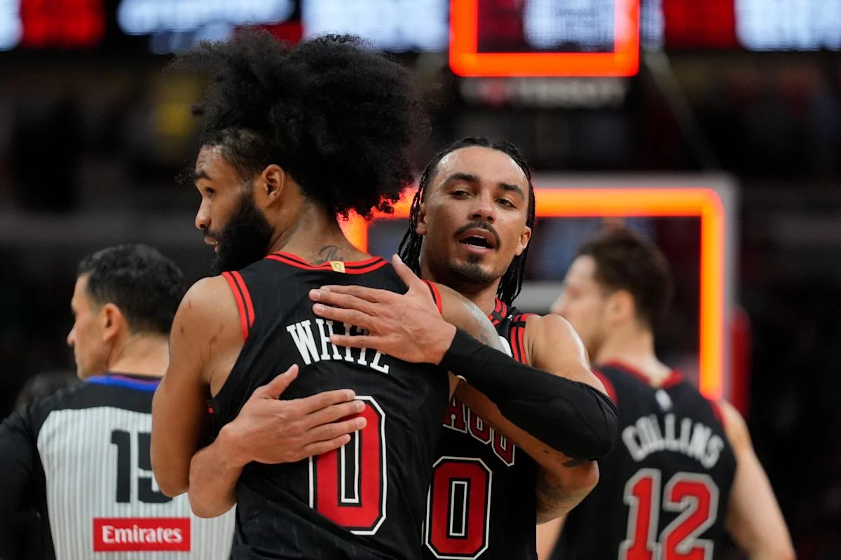 Coby White ratings 31 issues as Bulls rally to overcome Nets 116-110